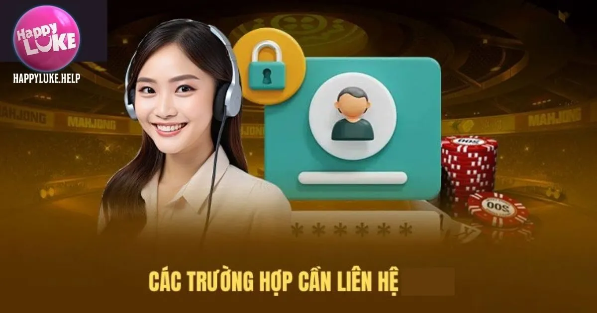 Trường hợp cần thiết nên liên hệ Happyluke